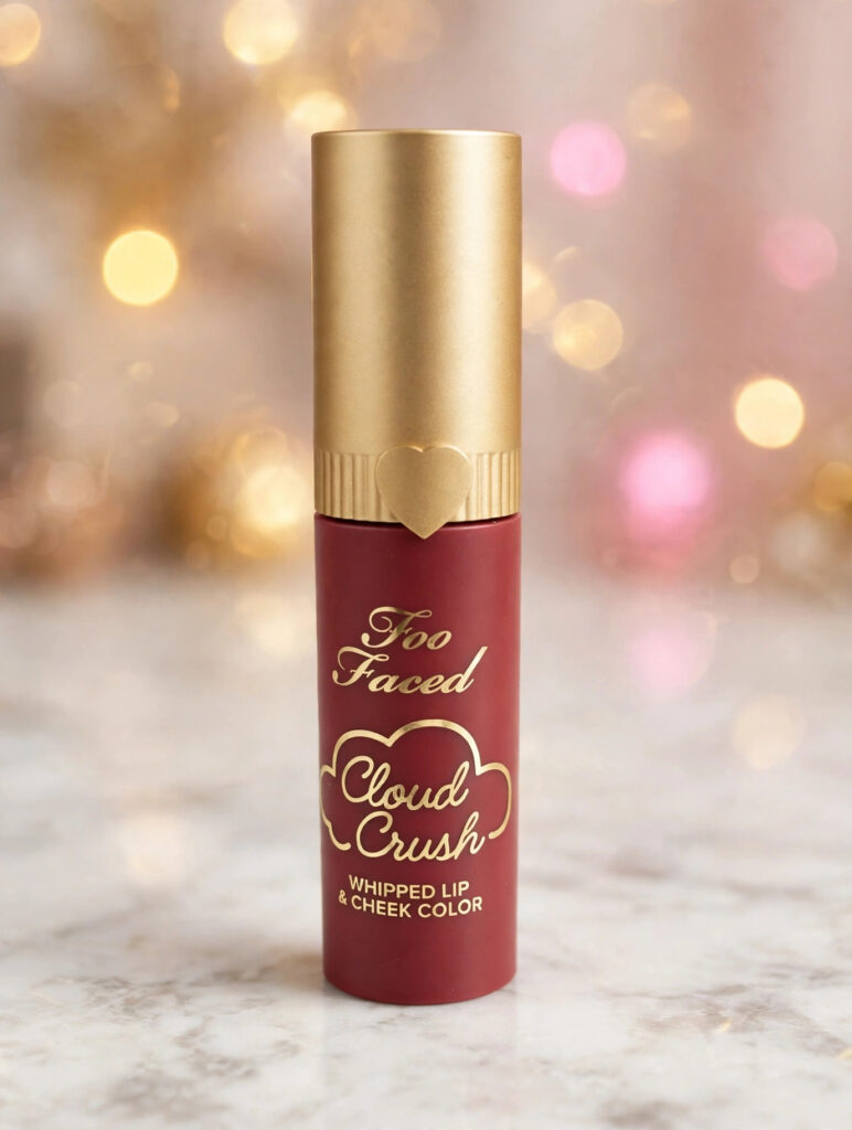 Too Faced Cloud Crush Whipped Lip & Cheek Color tube in Hopeful Romantic