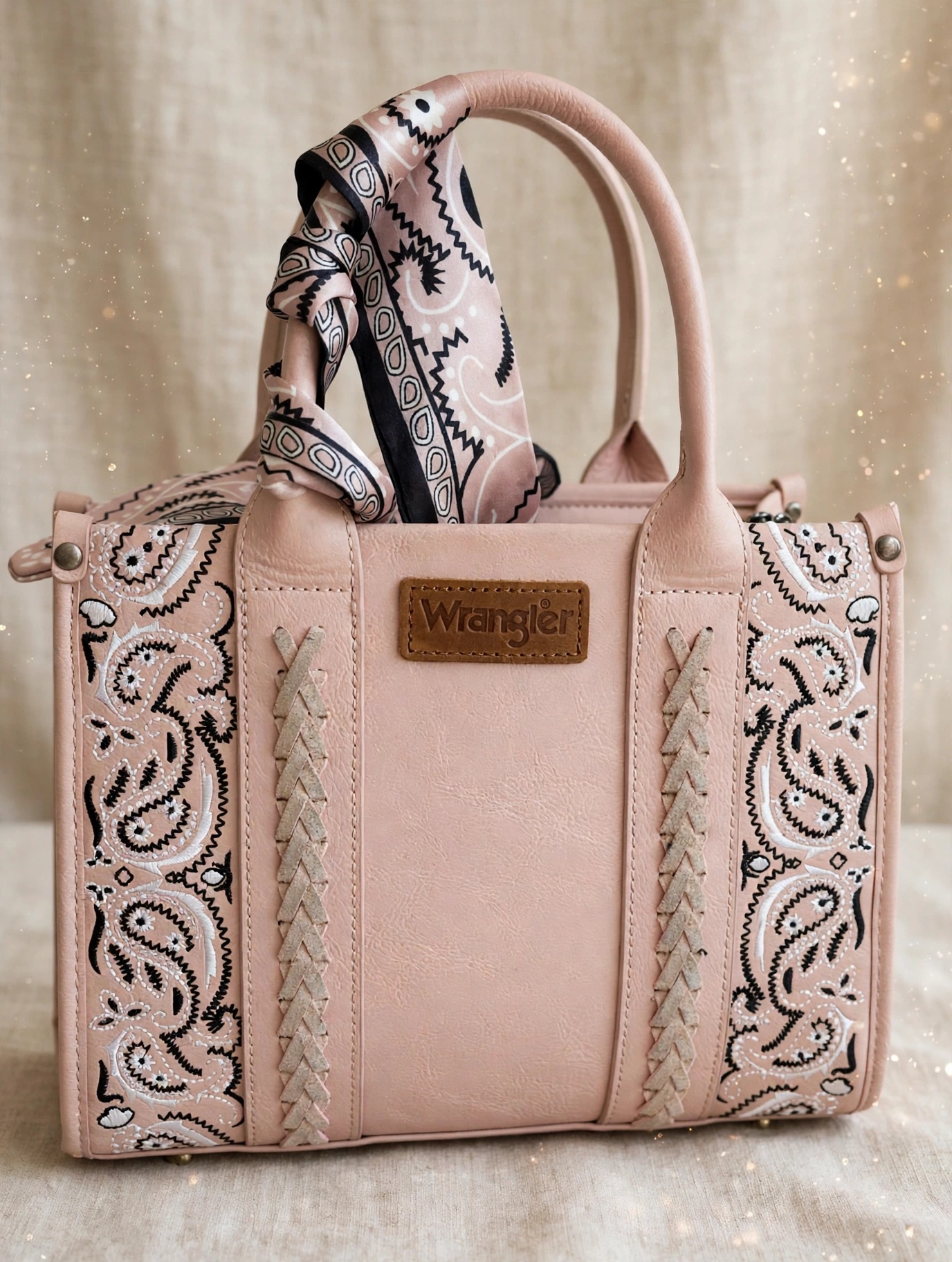 Montana West Wrangler Desert Paisley Boston Bag